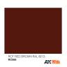 Акриловая лаковая краска AK Interactive Real Colors. Rot (Rotbraun) Red Brown RAL 8013. 10 мл