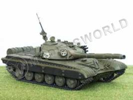 Склеиваемая пластиковая модель Российского танка с активной броней Т-72Б. C красками. Масштаб 1:35