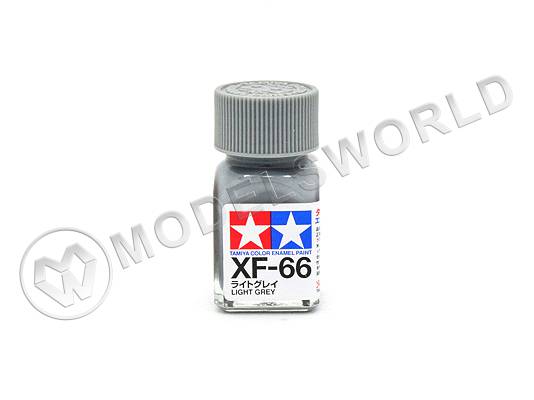 Эмалевая матовая краска Tamiya в стеклянной баночке 10 мл. XF-66 Light Grey