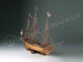 Набор для постройки модели корабля HMS UNICORN британский фрегат XVIII в. Масштаб 1:75
