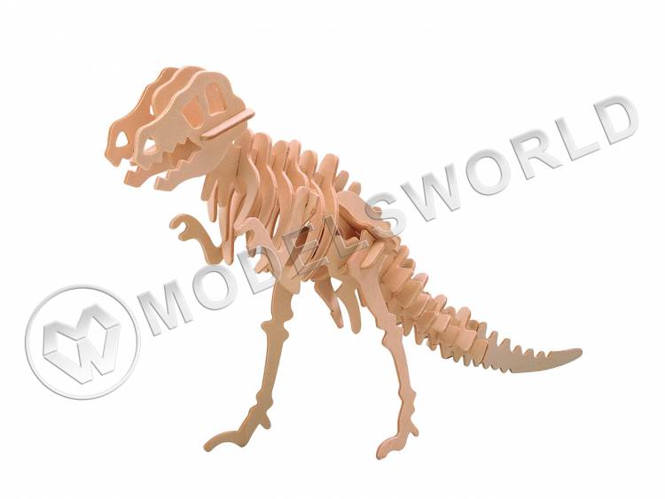 Сборная деревянная модель Тиранозавр большой - фото 1