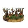 Готовая модель, миниатюра "Римские легионеры" 9 фигур в масштабе 1:72