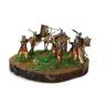 Готовая модель, миниатюра "Римские легионеры" 9 фигур в масштабе 1:72