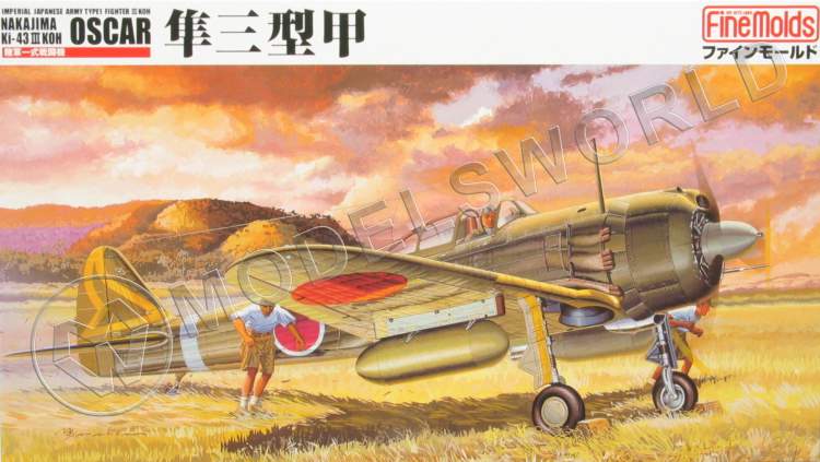 Склеиваемая пластиковая модель самолет IJA Type1 Fighter "Oscar" (Ki-43Ⅲ Koh). Масштаб 1:48 - фото 1