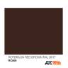 Акриловая лаковая краска AK Interactive Real Colors. Rotbraun-Red Brown RAL 8017. 10 мл