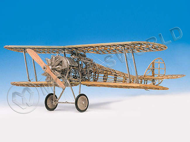 Набор для постройки модели самолета Биплан NIEUPORT 28. Масштаб 1:16 - фото 1