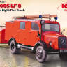 Склеиваемая пластиковая модель Германский легкий пожарный автомобиль L1500S LF 8. Масштаб 1:35