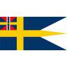 Шведы 1844-1905 флаг. Размер 34х22 мм