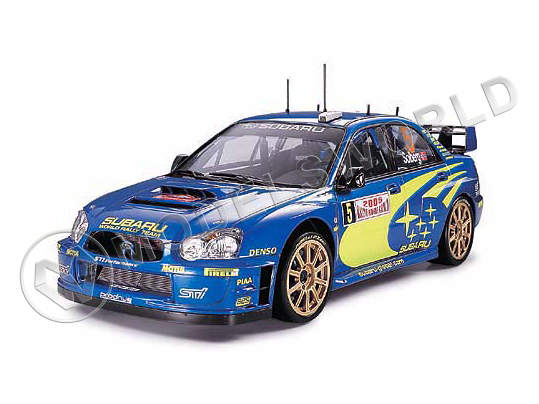 Склеиваемая пластиковая модель автомобиля Impreza WRC Monte Carlo '05. Масштаб 1:24 - фото 1