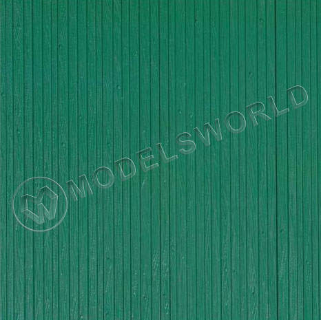 Деревянная стеновая доска, зеленая, 20х10 см - фото 1