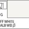 Краска водоразбавляемая художественная MR.HOBBY OFF WHITE (глянцевая), 10 мл
