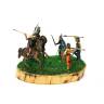 Готовая модель, миниатюра "Стычка. Римские всадники и галлы" в масштабе 1:72