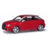 Модель автомобиля Audi A1, красный. H0 1:87