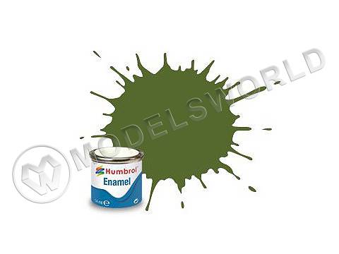 Эмалевая краска Humbrol 88 DECK GREEN - MATTT, 14 мл - фото 1
