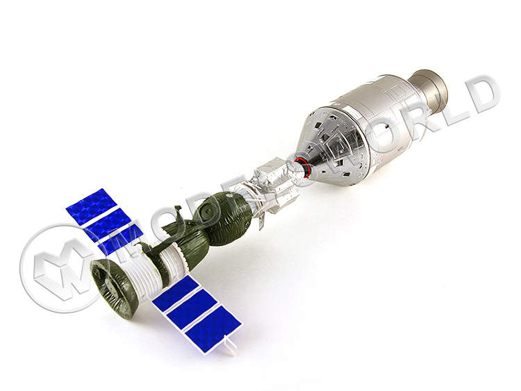 Готовая модель космический аппарат  Apollo 18 + Soyuz 19. Масштаб 1:72 - фото 1