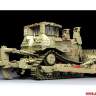 Склеиваемая пластиковая модель бульдозера D9R Armored Bulldozer. Масштаб 1:35