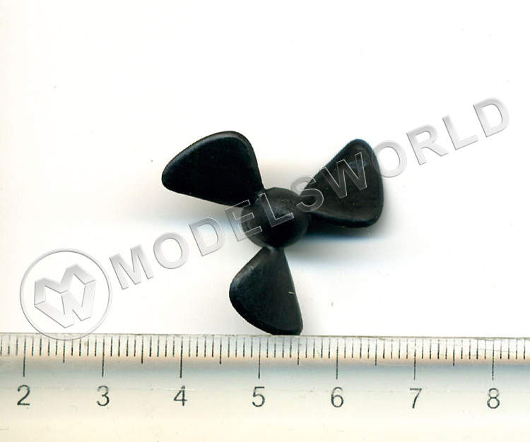 Винт нейлоновый трехлопастной правый, 30 мм, 1 шт - фото 1
