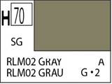 Краска водоразбавляемая художественная MR.HOBBY RLM02 GRAY (полуматовая), 10 мл - фото 1