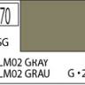 Краска водоразбавляемая художественная MR.HOBBY RLM02 GRAY (полуматовая), 10 мл