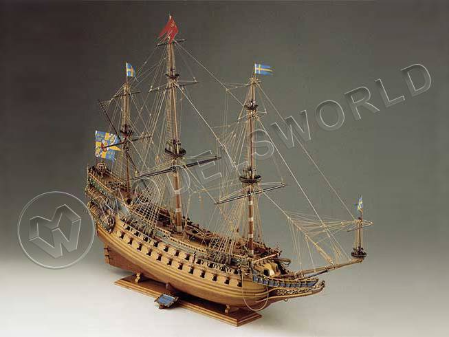 Набор для постройки модели корабля WASA шведский корабль, XVII века. Масштаб 1:75 - фото 1