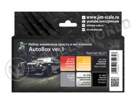 Набор акриловых красок Jim Scale AutoBox ver.1