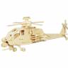 Сборная деревянная модель Ударный вертолет Апач AH-64