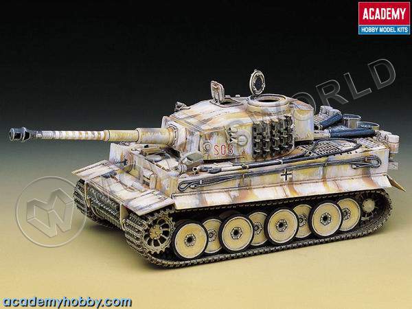 Склеиваемая пластиковая модель танк  Pz.Kpfw.VI Tiger I ранний. Масштаб 1:35 - фото 1