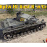 Склеиваемая пластиковая модель Средний танк Pz.Kpfw.III Ausf.B с экипажем. Масштаб 1:35