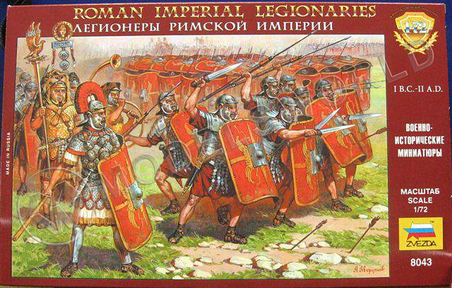 Миниатюра Пехота Римской империи. Масштаб 1:72 - фото 1