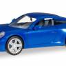 Модель автомобиля Porsche 911 Carrera 2 Coupé, синий металлик. H0 1:87