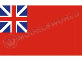 Британия на красном английском флаг. Размер 34х22 мм