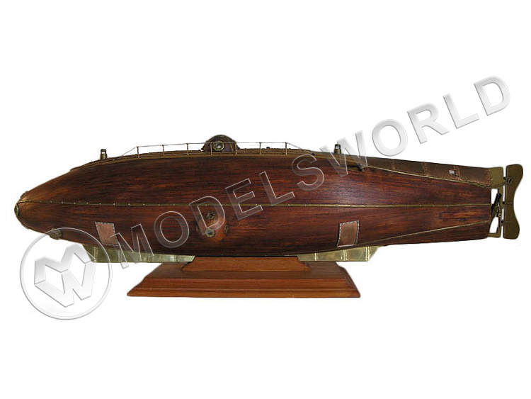 Набор для постройки модели подводная субмарина Нарсиса Монтуриолуя Ictineo II 1865 г. Масштаб 1:48 - фото 1