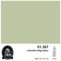 Акриловая краска Jim Scale Luftwaffe Hellgrunblau, 18 мл