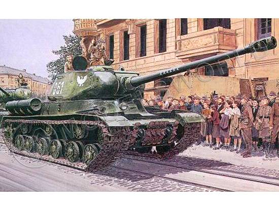 Склеиваемая пластиковая модель Советский танк Ис-2. Масштаб 1:35 - фото 1