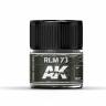 Акриловая лаковая краска AK Interactive Real Colors. RLM 73. 10 мл