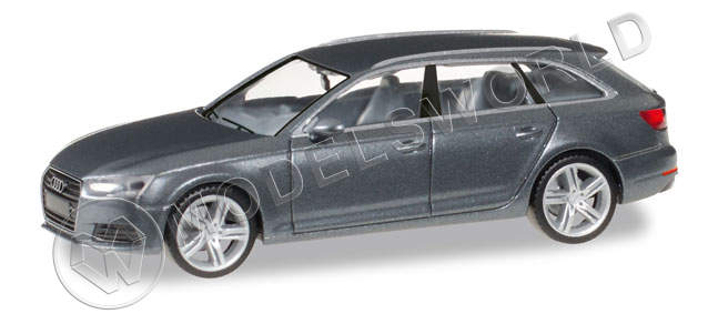 Модель автомобиля Audi A4 Avant, серый металлик. H0 1:87 - фото 1