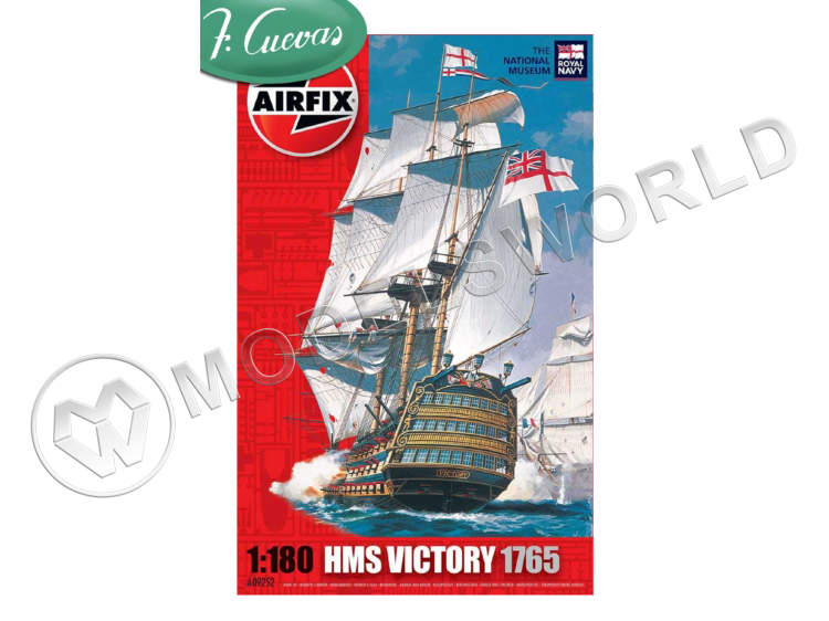 Склеиваемая пластиковая модель Линейный корабль HMS Victory. Масштаб 1:180 - фото 1