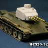 Конверсионный набор для танка Т-34 обр. 1941 г, в трехпушечный танк Т-34-3. Масштаб 1:35