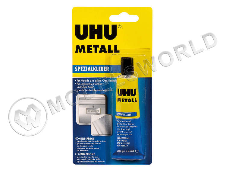 Клей контактный для металла UHU Metall, 30 г - фото 1