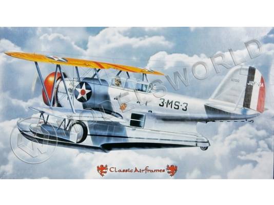 Склеиваемая пластиковая модель Самолет амфибия Grumman J2F-1. Масштаб 1:48