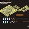 Фототравление для модели T26E4 Super Pershig Tomk Basic, Tamiya. Масштаб 1:35
