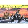 Склеиваемая пластиковая модель Эсминец U.S.S. Benson DD-421, 1945 г. Масштаб 1:350