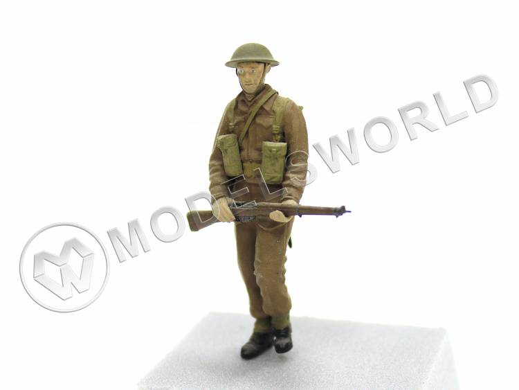 Готовая модель, Британский пехотинец №2 в масштабе 1:35 - фото 1