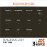 Акриловая краска AK Interactive 3rd GENERATION Standard. Tenebrous Grey. 17 мл