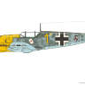 Склеиваемая пластиковая модель самолета Bf 109E-3. Масштаб 1:48