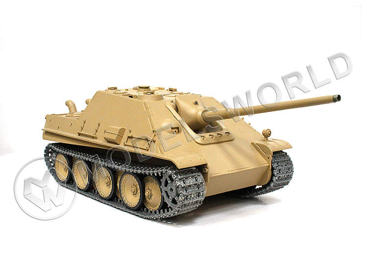 Модель радиоуправляемого танка Jagdpanther 1:16, металлические траки, пневмопушка. - фото 1
