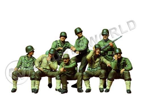 Фигуры Американская штурмовая группа на отдыхе. Масштаб 1:35 - фото 1
