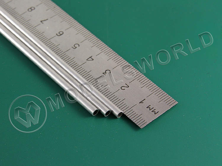 Тонкостенная алюминиевая трубка 3.2x0.35 мм, 3 шт - фото 1