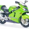 Склеиваемая пластиковая модель мотоцикла Kawasaki Ninja ZX-12R. Масштаб 1:12