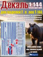 Декаль на Т_уполе_в Т_у-144. 1:144